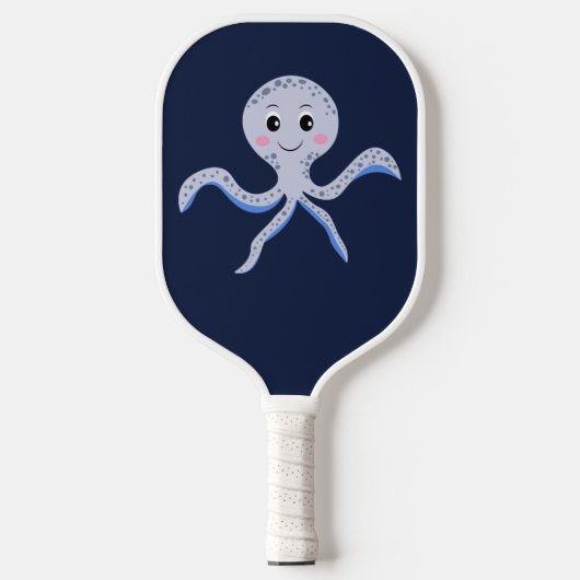 Kraken unter dem Meereskidsmuster Pickleball Schläger (Vorderseite)