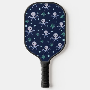 Kraken unter dem Meereskidsmuster Pickleball Schläger
