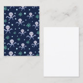 Kraken unter dem Meereskidsmuster Rabattkarte (Vorne/Hinten)