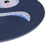 Kraken unter dem Meereskidsmuster Schneidebrett (Ecke)