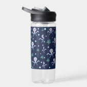 Kraken unter dem Meereskidsmuster Trinkflasche (Rechts)