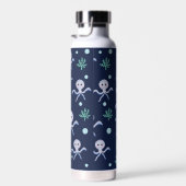 Kraken unter dem Meereskidsmuster Trinkflasche (Rechts)