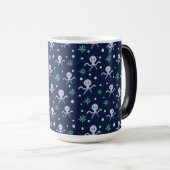 Kraken unter dem Meereskidsmuster Verwandlungstasse (VorderseiteRechts)