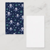 Kraken unter dem Meereskidsmuster Visitenkarte (Vorne/Hinten)