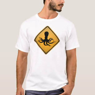 Kraken-Warnzeichen T-Shirt