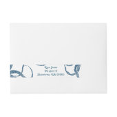 Kraken-Wickelrockaufkleber Rundum-Adressaufkleber (Vorderseite)