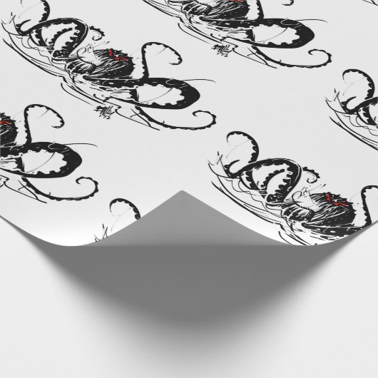 Kraken Wrapping Paper Geschenkpapier (Ecke)