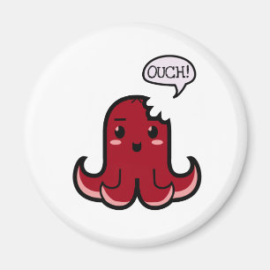 Kraken-Wurst gebissen Magnet