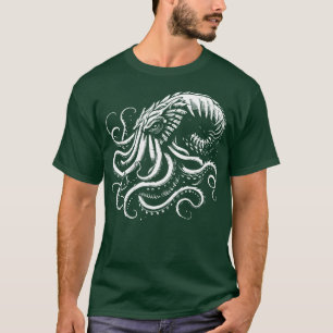 kraken zeichnend T-Shirt