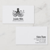 Krakenhaar-Stylist miserabeler Vintager Visitenkarte (Vorne/Hinten)