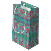 Krakententakel-Geschenktasche Kleine Geschenktüte (Rückseite Schrägansicht)