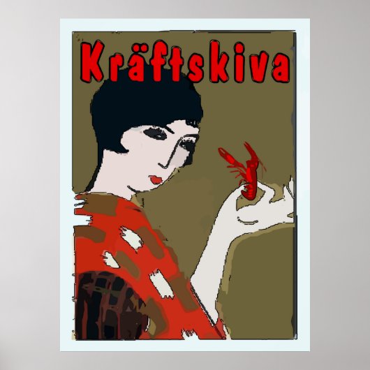 Krakisches Party, kräftskiva Poster (Vorne)
