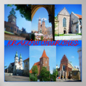 Krakow Churches Poster (Vorne)