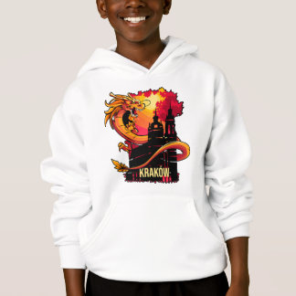 Krakow Dragon Polish Legend City Art  Hoodie