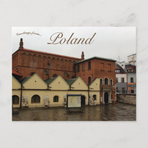 Kraków Polen: Alte Synagoge Kazimierz Postkarte