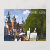 Kraków Polen Ölgemälde Postcard 2 Postkarte (Vorderseite)