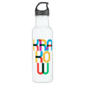 Kraków Polen Pop Kunstbriefe Edelstahlflasche (Vorderseite)