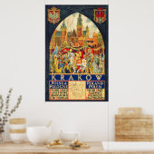 Krakow Polska Pologne Polen Poster (Küche)