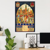 Krakow Polska Pologne Polen Poster (Heimbüro)