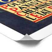 Krakow Polska Pologne Poster (Ecke)