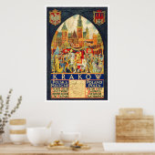 Krakow Polska Pologne Poster (Küche)
