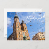 Krakow Postkarte (Vorne/Hinten)