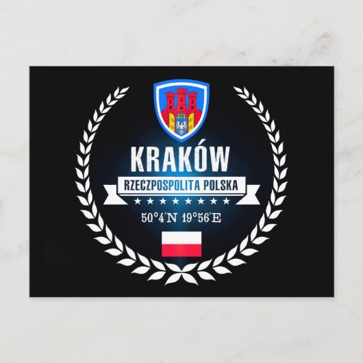 Kraków Postkarte (Vorderseite)