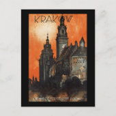 Krakow Postkarte (Vorderseite)