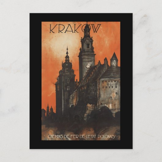 Krakow Postkarte (Vorderseite)