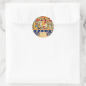 Krakow Runder Aufkleber (Tasche)