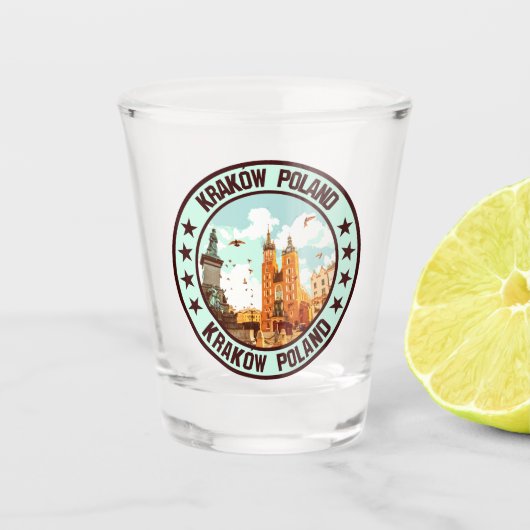 Kraków Schnapsglas (Vorderseite)