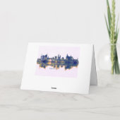 Krakow Skyline Feiertagskarte (Rückseite)