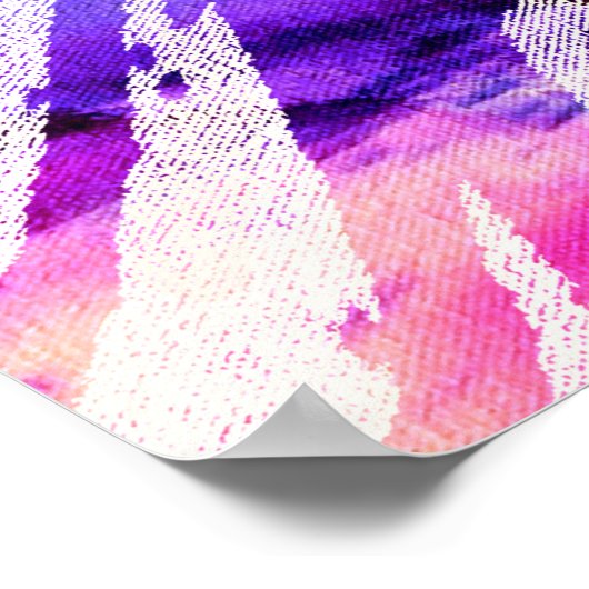 Krakow Skyline Poster (Ecke)