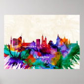 Krakow Skyline Poster (Vorne)