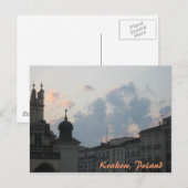 Krakow Sunset Postkarte (Vorne/Hinten)