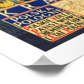 Krakow Vintage Travel Poster (Ecke)