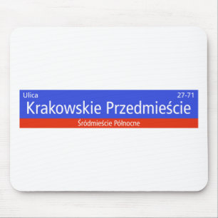 Krakowskie Przedmiescie, Warschau, polnischer Mousepad
