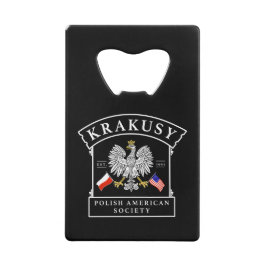 Krakusy Polnisch American Society Bottle Opener Geldbeutel Flaschenöffner