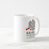 Krakusy Polnisch American Society Coffee Tasse (VorderseiteRechts)
