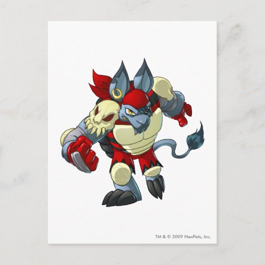 Krakwk Island Team Captain 2 Postkarte (Vorderseite)