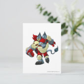 Krakwk Island Team Captain 2 Postkarte (Stehend Vorderseite)