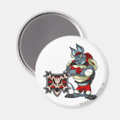 Krakwk Island Team Kapitän 1 Magnet (Vorderseite/Rückseite)