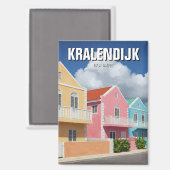Kralendijk Bonaire Dutch Caribbean Magnet (Vorderseite/Rückseite)