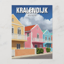 Kralendijk Bonaire Dutch Caribbean Postkarte