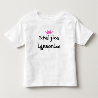 Kraljica igraonice kleinkind t-shirt