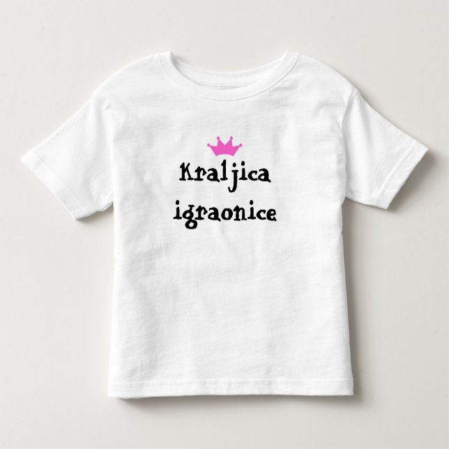 Kraljica igraonice kleinkind t-shirt (Vorderseite)