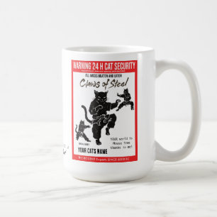 Krallen aus Stahl - Katze Sicherheit Höflichkeit Kaffeetasse