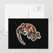 Krallengecko Postkarte (Vorne/Hinten)