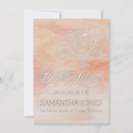 KRALWASSERFARBE MODERNE BREITE EINLADUNG