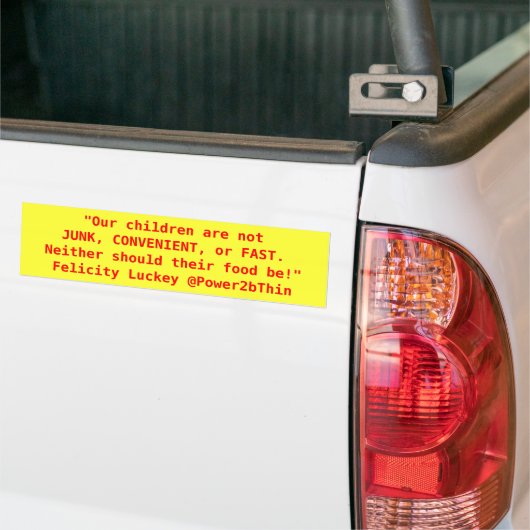 Kram, bequem oder Schnellimbiß Autoaufkleber (Auf Lkw)